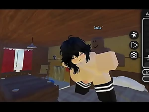 Black skillful humiliates roblox Freulein with his Herculean BBC