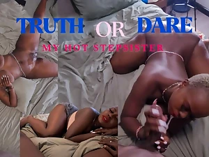 BlackminaJBBW stepsister gets nailed in Jizm on will not hear of Poontang in a wild reality game