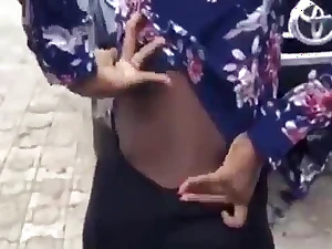 Black baby flaunts private parts and shows off her hot body